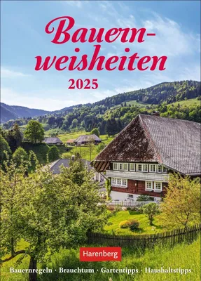 Produktbild von Bauernweisheiten Wochenkalender 2025 - Bauernregeln, Brauchtum, Gartentipps, Haushaltstipps