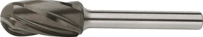 Produktbild von LUKAS HM-Frässtift Form C Walzenrund Kopf ø 6 mm L 16 mm Zahnung 9 für Alu