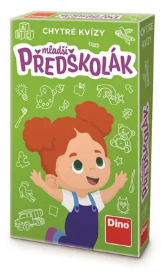 Obrázek produktu pro Chytré kvízy Mladší předškolák naučná společenská hra v krabičce 11,5x18x3,5cm