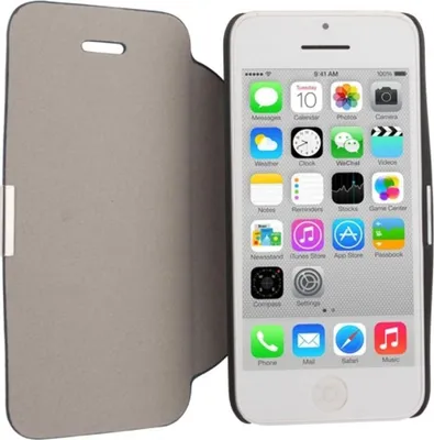 Produktbild von Schutzhülle Case (Flip Quer) für Handy Apple iPhone 5C Dunkelblau