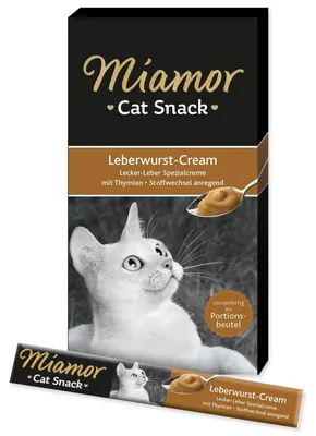 Obrázok produktu pre Miamor Cat Cream - paštéty z pečeňou pre mačky 6x15g Miamor
