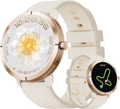 Produktbild von Dremac Smartwatch Damen Herren 135 Inch Amoled Display GPS 10 Tage Akku 170 Sportmodi Fitness Uhr mit Bluetooth Anruf Herzfrequenz SpO2