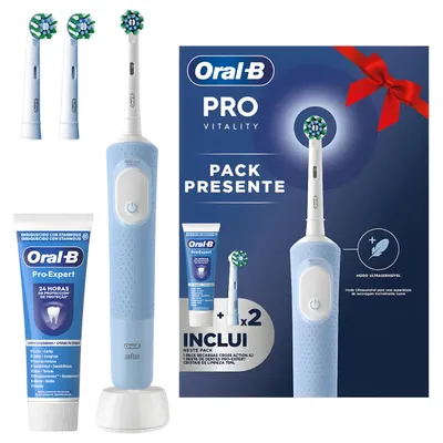 Immagine prodotto di Oral-B Vitality Pro D103 – spazzolino elettrico – 3 modalità di pulizia – set con accessori