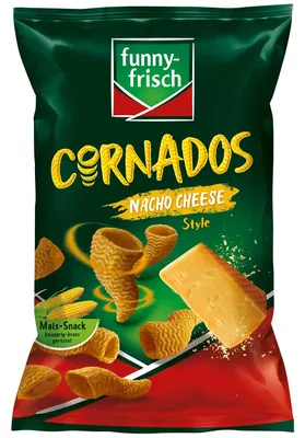 Produktbild von funny-frisch Cornados Nacho Cheese Style 80g