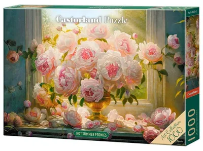 Immagine prodotto di Collezione di puzzle CASTORLAND: Peonie, 1000 bambole