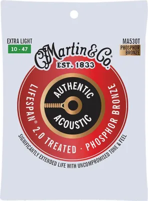 Produktbild von Martin MA530T - Lifespan 2.0 - Phosphor Bronze - extra light (010-047)