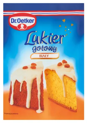 Zdjęcie produktu dla Dr. Oetker Lukier gotowy biały 100 g
