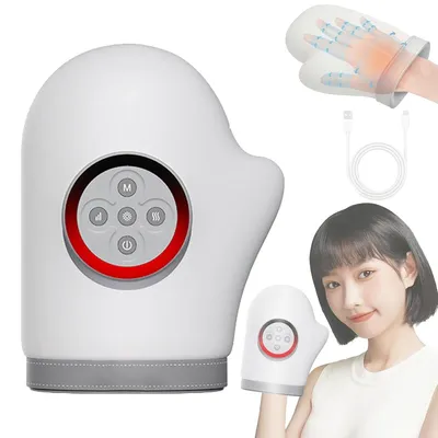 Produktbild von Hand- und Fingermassagegerät elektrisch, Wärme, Luftdruck & Vibration, zur Entspannung und als Geschenk