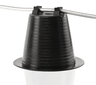 Produktbild von Haus-Held Flachdach-Betonhalter für Blitzschutzdraht 8 mm