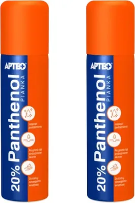 Produktbild von Panthenol APTEO 20% Schaum - 150ml x 2 kunst. MiL4 UNTERSETZER