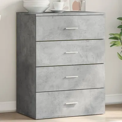 Obrázek produktu pro vidaXL Příborník betonový šedý 60x39x80 cm materiál na bázi dřeva
