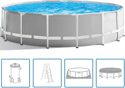 Produktbild von INTEX Pool-Set Prism Frame 457x122 cm 26726GN