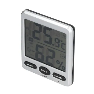 Obrázek produktu pro Bezdrátový teploměr vlhkoměr, měřič teploty vlhkosti, monitor teploty vlhkosti, teploměr vlhkoměr, digitální teploměr vlhkoměr, měřič teploty vlhkosti