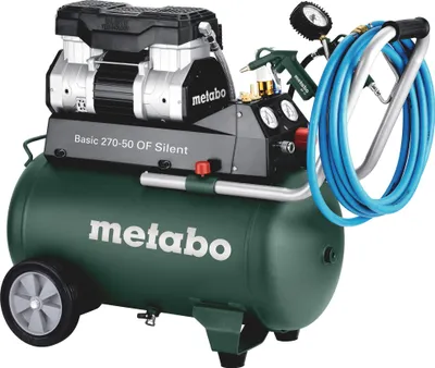 Image de Metabo Basic 270-50 OF Compresseur silencieux, 1,5 kW, 10 bar, 50 litres