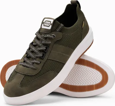 Productafbeelding van Ombre Clothing heren sneakers, model Eti, kleur olijfgroen, maat 40