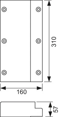 Produktbild von TECE 9042008 TECEprofil Holzplattenset