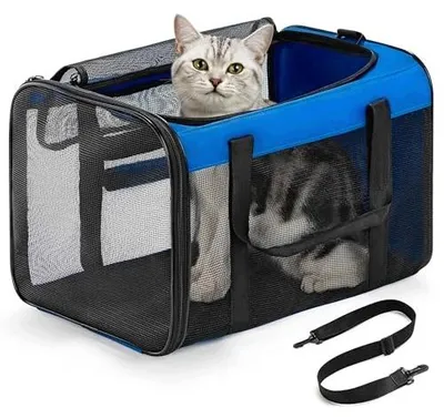 Zdjęcie produktu dla Nosidełko dla kota psa miękkie transportowe 43X28CM do 6KG