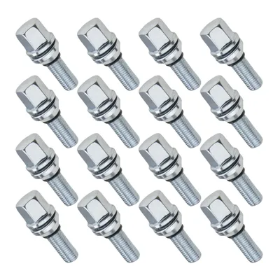 Immagine prodotto di 16x bulloni offset M12x1,25 28mm bulloni eccentrici Bulloni ruota con cono mobile SW17
