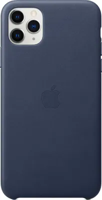 Produktbild von Apple Leder Case für iPhone 11 Pro Max mitternachtsblau