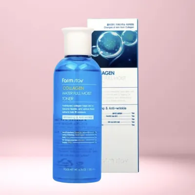 Image de Farm Stay - Collagen Water Full Moist Toner - Hydratační toner s kolagenem - 200 ml