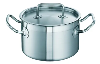 Immagine prodotto di Schulte-Ufer Fleischtopf Profi-Line i, Schmortopf, Gartopf, Edelstahl, 16 cm, 2 L, 6414-16 i