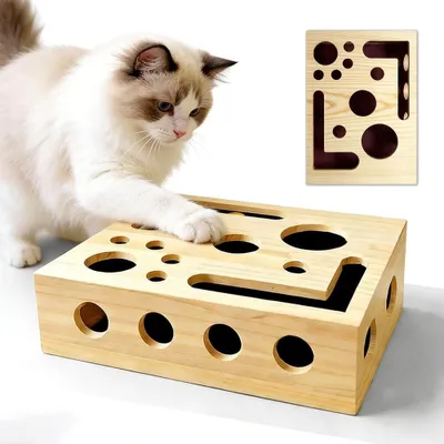 Produktbild von Interaktives Kratzspielzeug für Katzen mit Puzzlefunktion
