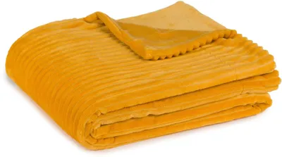 Produktbild von Gözze Cord-Optik Wohndecke senf 150x200 cm