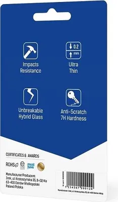Produktbild von 3mk Hybridglas Lens Protection für Huawei P40 Lite E Kamera Objektiv Kameralinse 0,16mm 6H (4 Stück)