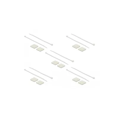 Image de DELOCK Befestigungssockel 30 x 30 mm mit Kabelbinder