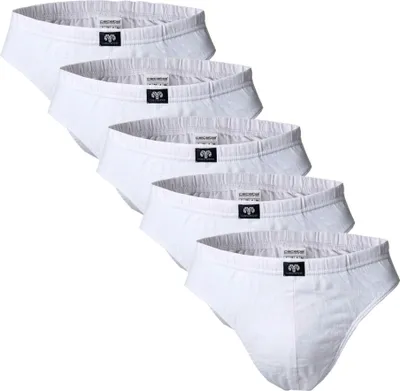 Produktbild von Ceceba 5er - Pack Herrenslips ohne Eingriff, Farbe Weiß (1000), Größe 9/3XL