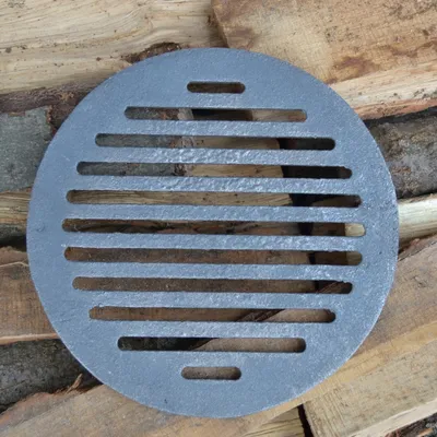Produktbild von SEZAM - Ofenrost ∅25 cm Gusseisen Gussrost Kaminrost Runden Ascherost Kaminofen Tafelrost Rost Ofengitter Kamin