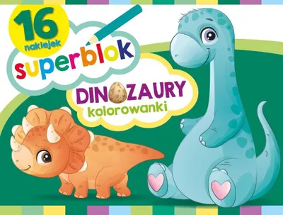 Obrázok produktu pre Superblok. Dinosaury Omaľovánky