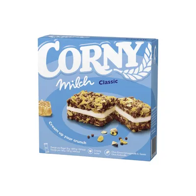Zdjęcie produktu dla Baton musli Corny Milk Classic z mleka, śmietanki i miodu 120g