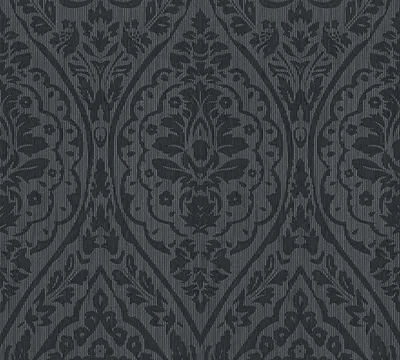 Obrázek produktu pro Architects Paper Textiltapete Fabric 2, grau, schwarz, 10,05 m x 0,53 m, 961959, 96195-9