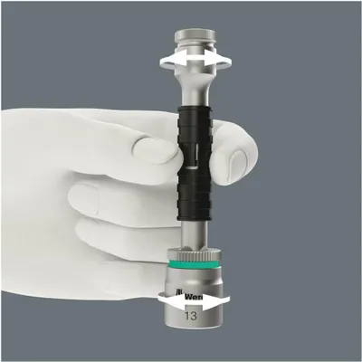 Produktbild von Wera 8794 SC Zyklop-Verlängerung mit Schnelldrehhülse, kurz, 1/2"