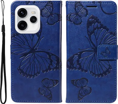 Produktbild von OPPO Reno15 Hülle - Coverup Schmetterlinge Klapphülle - Blau