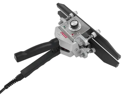 Image de Pince manuelle pour souder les films - FKR-300 - Longueur de soudure : 30,5 cm - Réglable de 0 à 300 °C - Prise UE 220 V - Aluminium - Noir