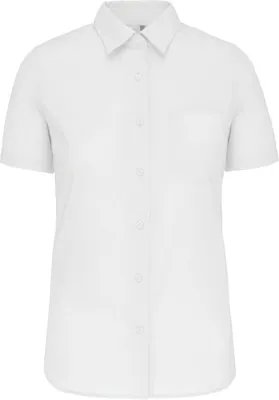 Produktbild von Kariban Damen Popelinebluse Kurzarm