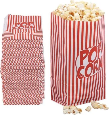 Zdjęcie produktu dla Torby retro na popcorn 240 szt