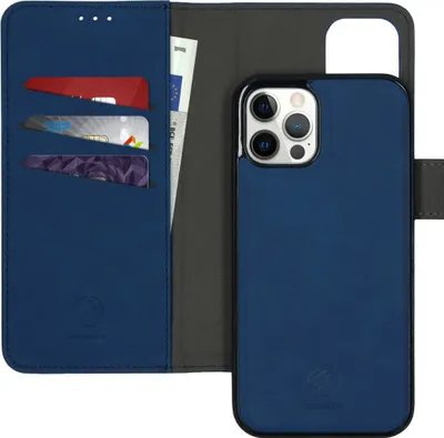 Produktbild von imoshion Entfernbare 2-1 Luxus Klapphülle iPhone 12 (Pro) - Blau
