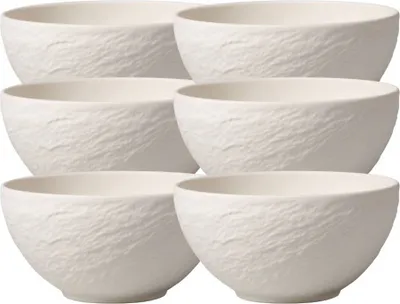 Produktbild von Villeroy & Boch Manufacture Rock blanc Bol 14 cm Set6