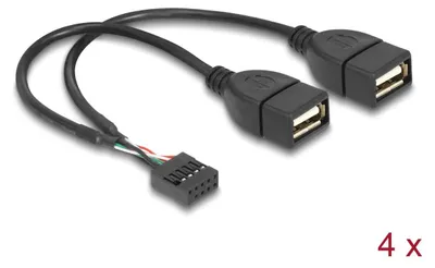 Produktbild von 8 Port USB 2.0 Hub für interne PC-Erweiterung