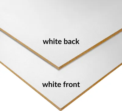 Produktbild von Creative Deco 10 x A3 MDF Platten Beidseitig Weiß - 420 x 300 x 3 mm - Dünne Holzplatten