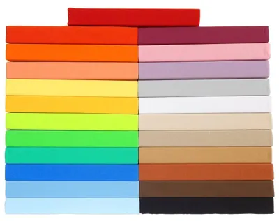Obrázek produktu pro Bavlněné prostěradlo na matraci, rozměry 140x200 cm nebo 160x200 cm, barva oranžová, vyrobeno ze 100% bavlny