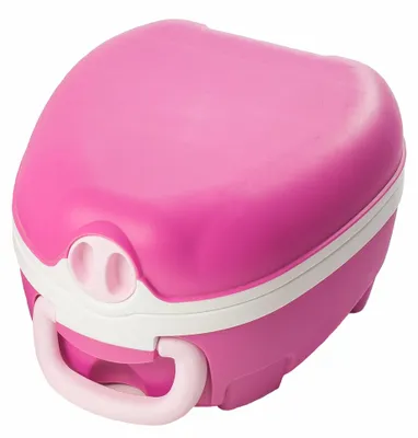 Obrázok produktu pre MyCarry Potty – cestovný nočník | Nácvik používania nočníka na cestách | Nepriepustný | Ružový