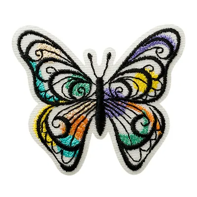 Produktbild von Mono Quick 14120 RECYCL-PATCH Schmetterling Bügelbild, ca. 4,2 x 4,9 cm PET