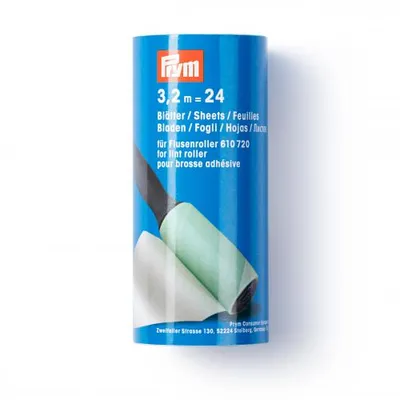 Produktbild von PRYM Ersatzrollen für Flusenroller, 2 Rollen á 24 Blatt