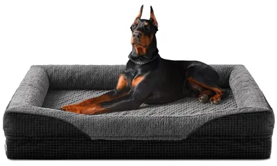 Productafbeelding van Hondenmand - Orthopedisch hondenbed XXL - 122 x 89 x 19 cm - Afneembare hoes