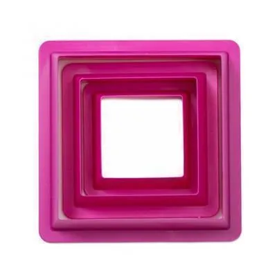 Produktbild von Quadrate Ausstecher Set 3-teilig von Decora