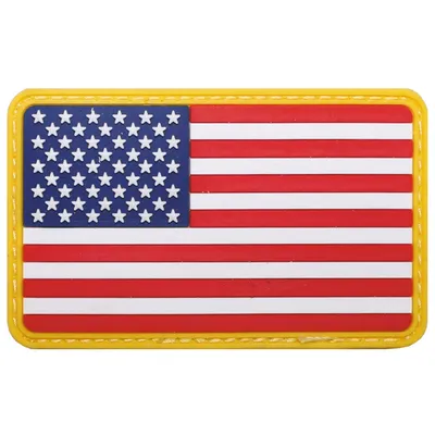 Zdjęcie produktu dla Naszywka na rzep 3D, USA, kolorowa